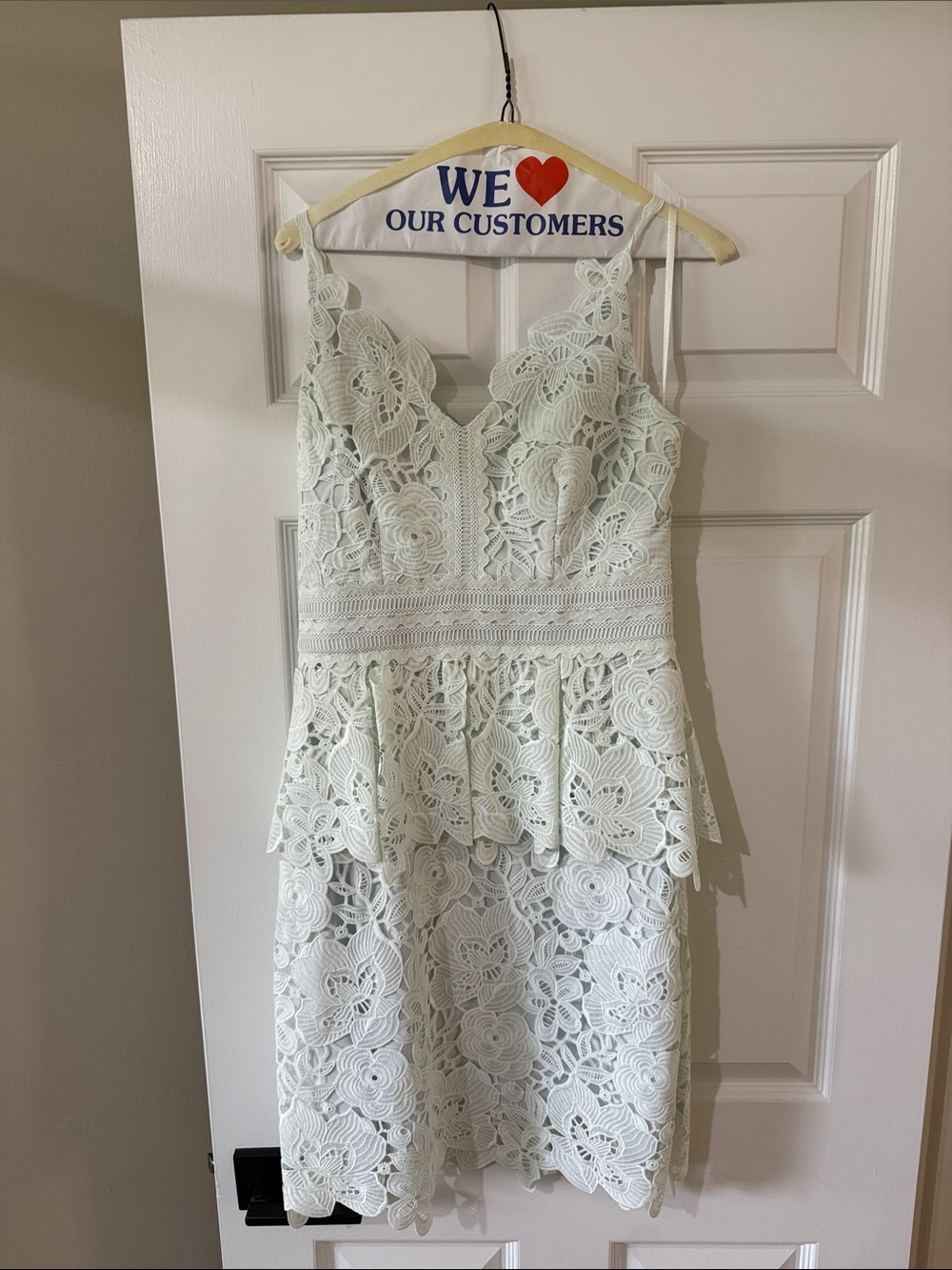 Ted Baker Mint Green Peplum Dress